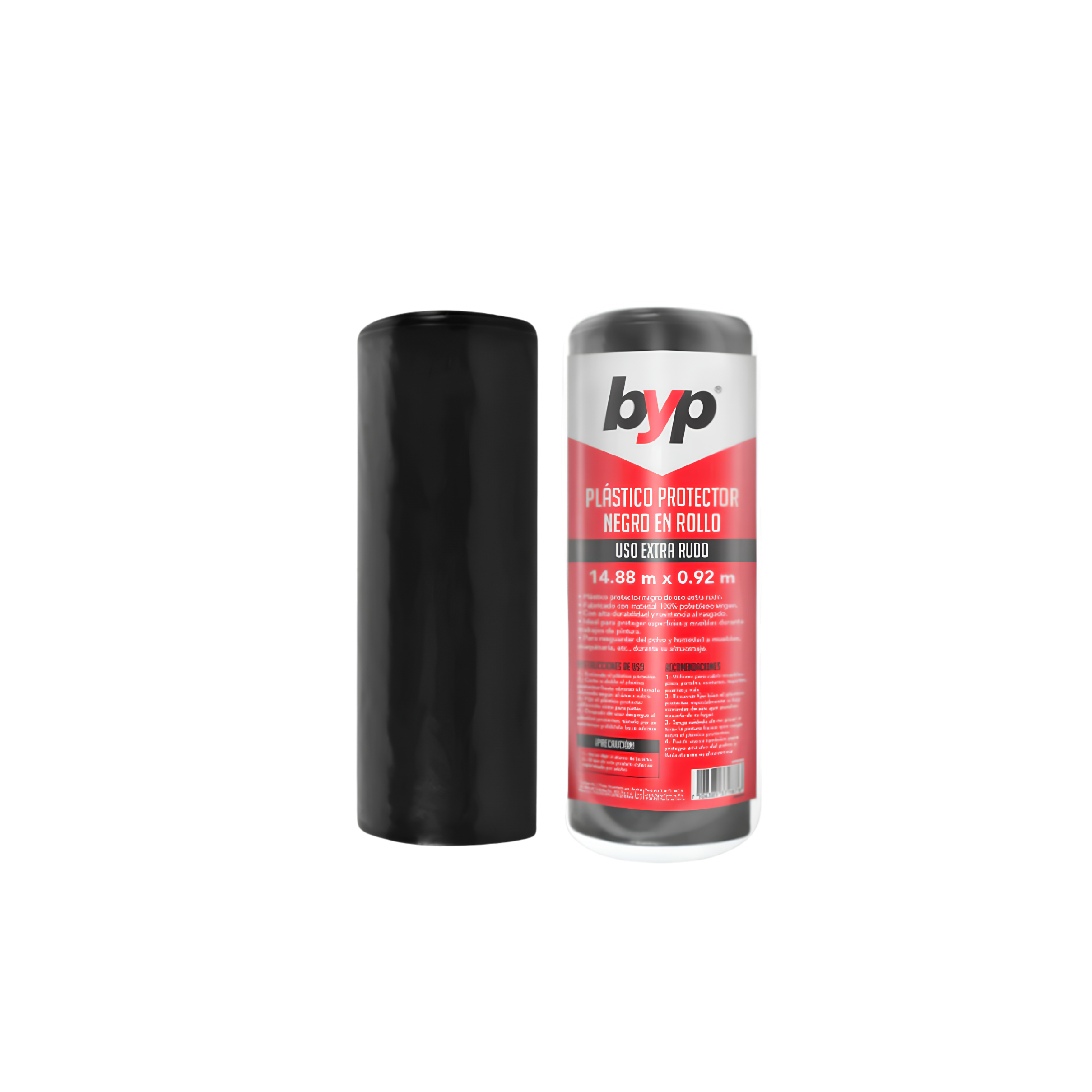 PLASTICO PROTECTOR NEGRO ROLLO USO EXTRA RUDO