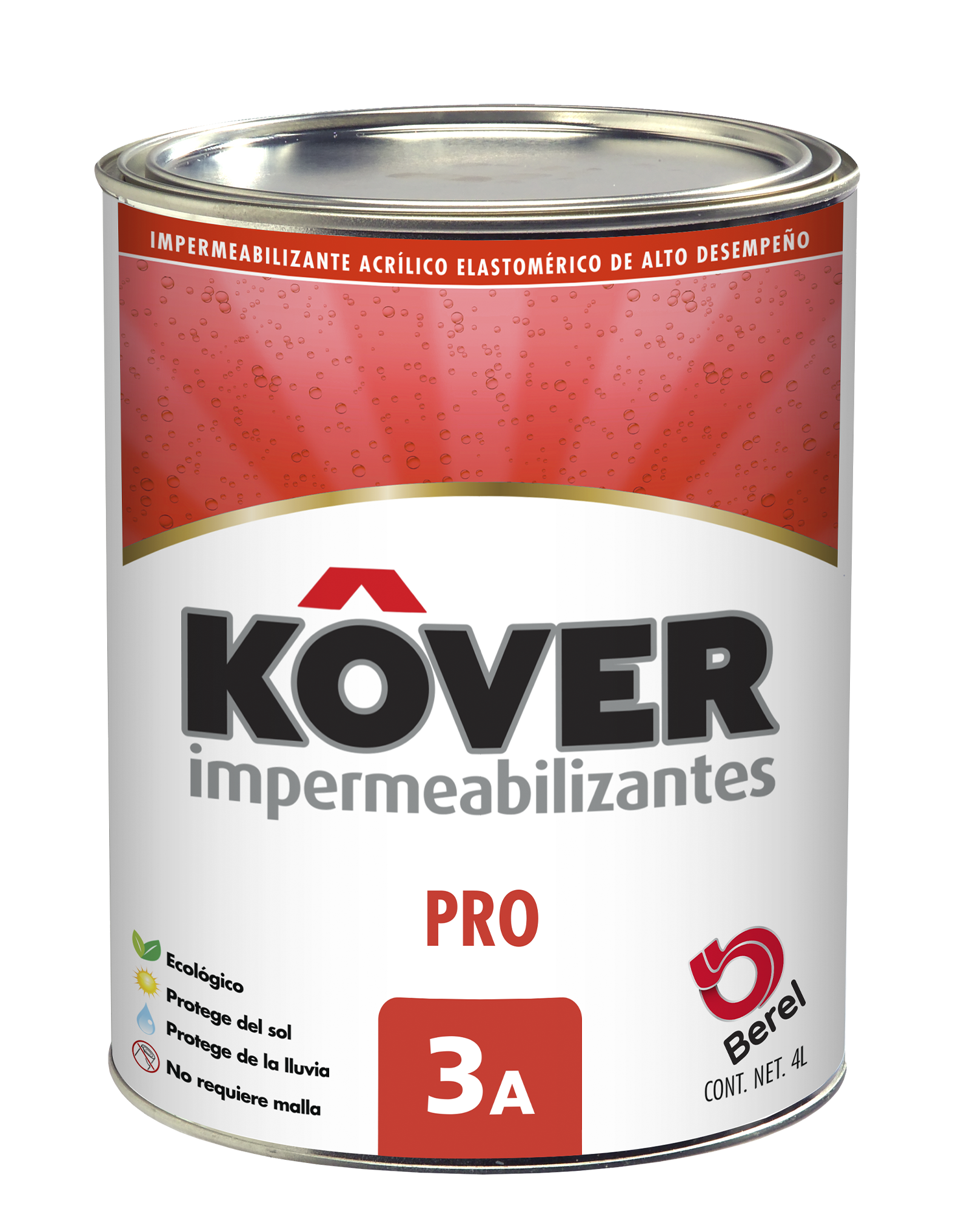 IMPERMEABILIZANTE KOVER PRO 3 AÑOS